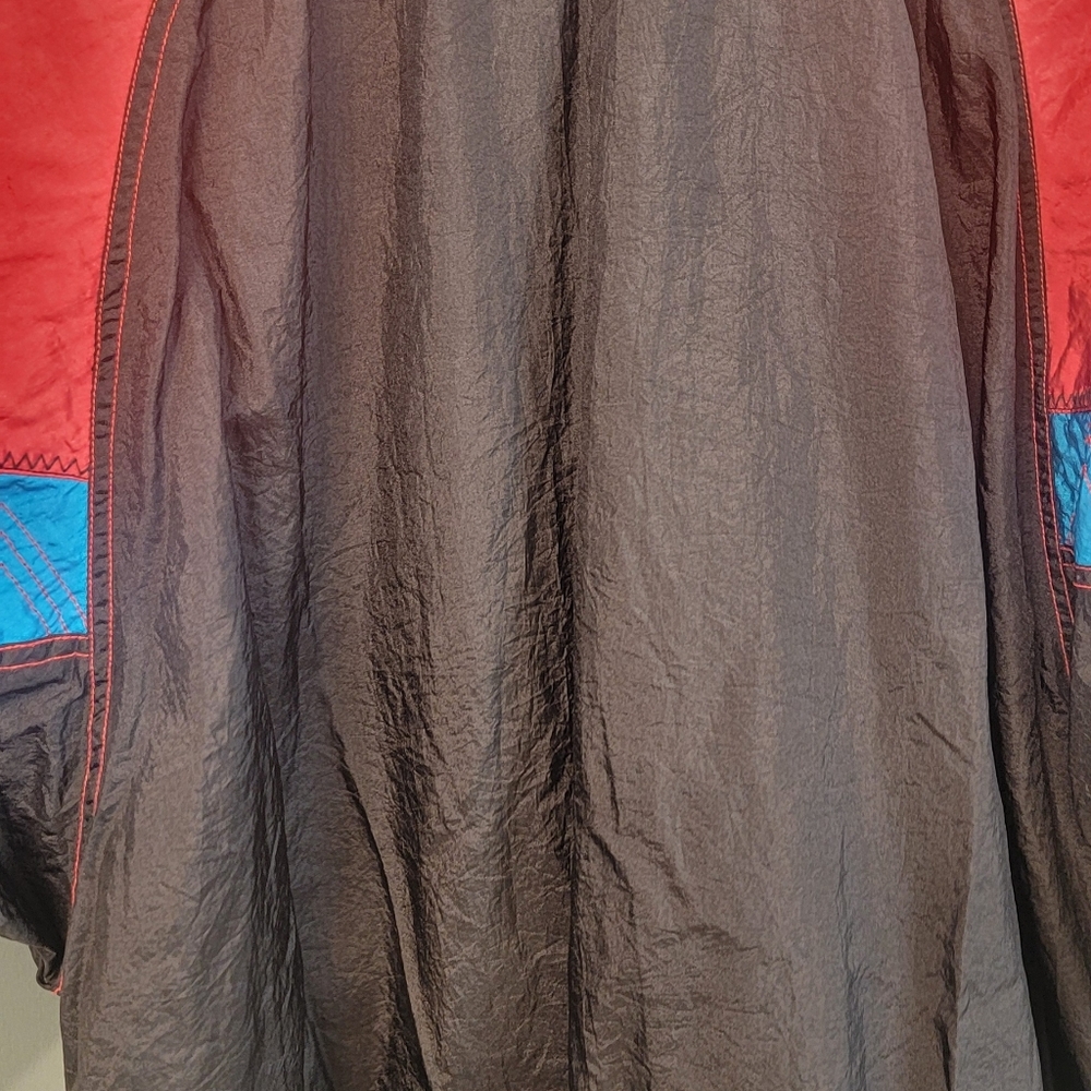 Vintage Lavon By Cheerful Group 80s Retro Groovy Nylon Jacket‎ Size Large - Picture 10 of 14